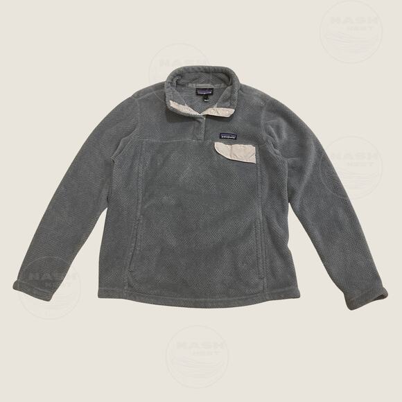 Patagonia Women’s M Snap-T Pullover | Gray Polartec® Thermal Pro® Fleece - Picture 1 of 8
